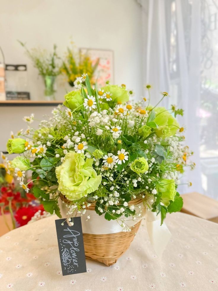 giỏ hoa cát tường Giỏ Hoa Cát Tường